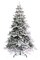 Perfect Holiday Calgary Spruce Artificial Christmas Tree - Snow Flocked